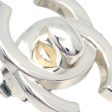 Chanel CC Turnlock Earrings Clip-On Silver Large 96A Online Hot Sale