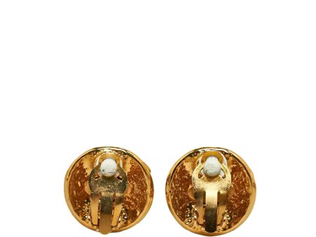 Chanel CC Clip on Earrings For Cheap