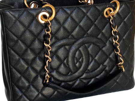 CHANEL CAVIAR QUILTED GRAND SHOPPING TOTE BAG Online now