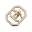 CHANEL CC Logo Faux Pearl Brooch Champagne Gold Gold Plated Cheap