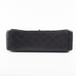 Chanel Vintage Maxi Jumbo Black 24K Gold For Discount