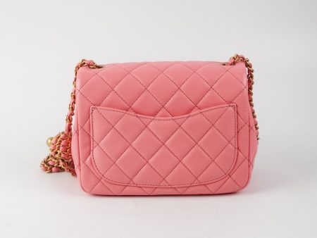 ITEM 9 - Chanel Mini Square Pink Microchipped Online