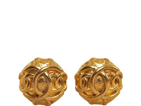 Chanel CC Clip-on Earrings (SHG-LnkD8d) Sale