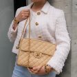 CHANEL  Beige Caviar Pocket Camera Bag Large 92578 For Cheap