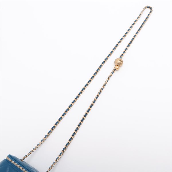 Chanel Matrasse  Chain Shoulder Bag Coco Ball Blue G For Discount