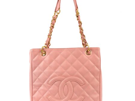 Chanel Pink Caviar Petite Shopping Tote PST Tote Bag Hot on Sale