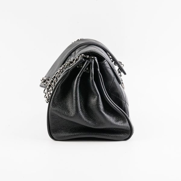 Chanel Black Caviar Seasonal Shoulder Flap Bag Supply