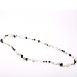 Chanel CC Crystal Faux Pearl Bead Long Necklace For Cheap