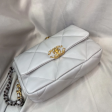 Chanel 19 Maxi Flap Bag White For Discount