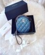 Chanel 19 Clutch With Chain Blue For Cheap