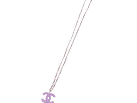 Chanel CC Enamel Pendant Necklace (SHG-IU1o7Q) Cheap