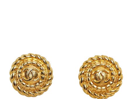 Chanel CC Clip On Earrings (SHG-fJnFMl) Online Sale