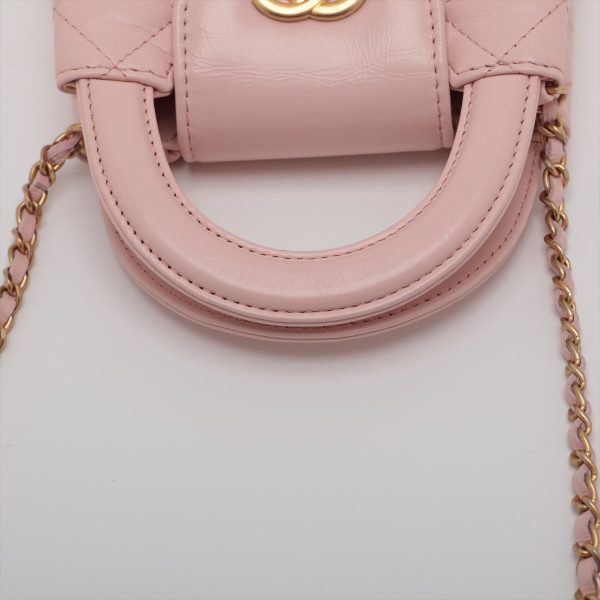 Chanel Lambskin  Chain Shoulder Bag Pink G  AP3435 For Sale