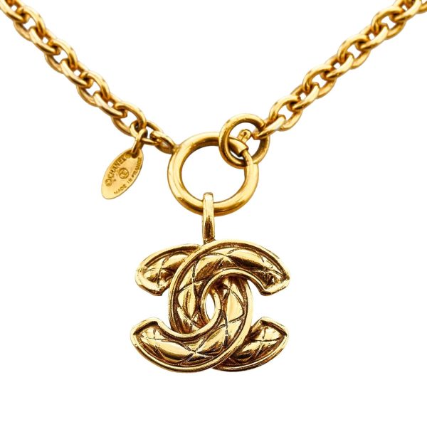 Chanel CC Pendant Necklace (SHG-HJVzdM) For Cheap