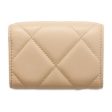 CHANEL CHANEL19 Small Flap Wallet Beige AP1789 Lambskin Online Sale