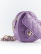 Chanel Heart Bag Purple (Belt Bag) For Sale