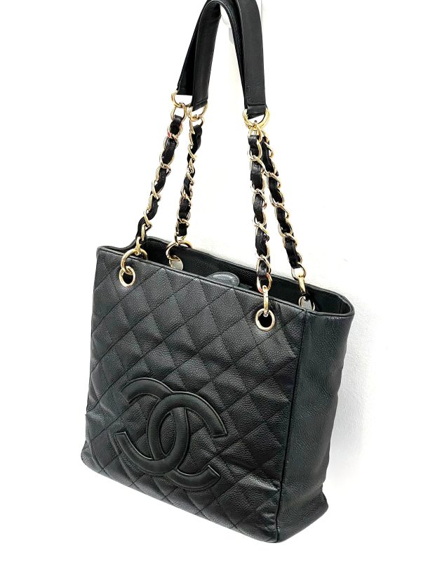 CHANEL CAVIAR QUILTED PETIT SHOPPING TOTE PST Supply