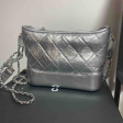 Chanel Gabrielle Shoulder Bag, Silver Quilted Leather, Medium Online