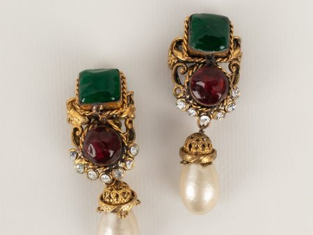 Boucles d oreilles Chanel 1983 Online now