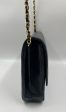 Vintage Chanel Black Single Flap Bag Supply