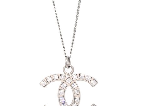 Chanel Silver Chain Necklace Pendant B12A Fashion