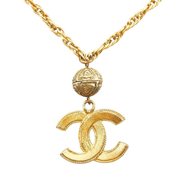 Chanel CC Pendant Necklace (SHG-WTJatb) Hot on Sale