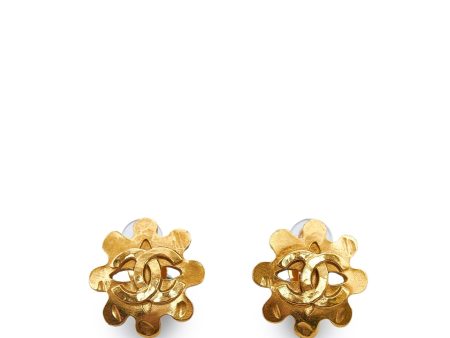 Chanel CC Clip-on Earrings (SHG-M1CVlV) Cheap