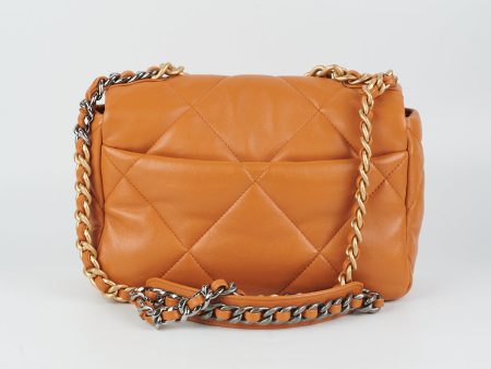 ITEM 21 - Chanel 19 Small Tan Brown (Microchipped) Fashion