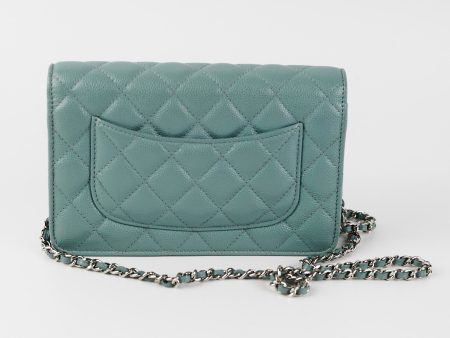 Chanel Wallet on Chain WOC Caviar Blue Online