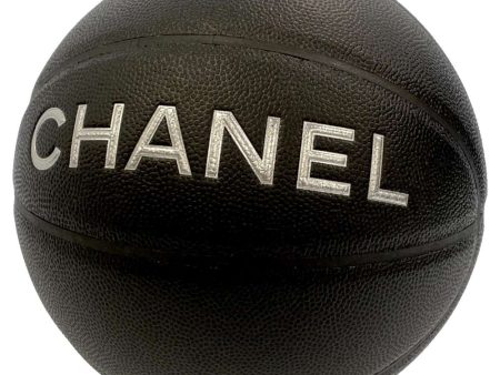 CHANEL Basketball Black Silver Rubber Size 7 Online