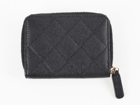 Chanel Black Caviar Cardholder For Cheap