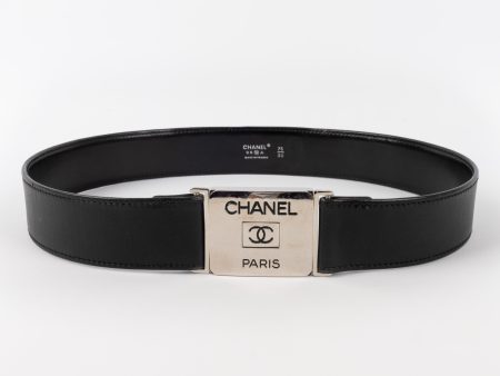 Ceinture en cuir Chanel Automne 1996 Online Sale