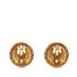 Chanel CC Clip-on Earrings (SHG-3LlGNd) For Sale