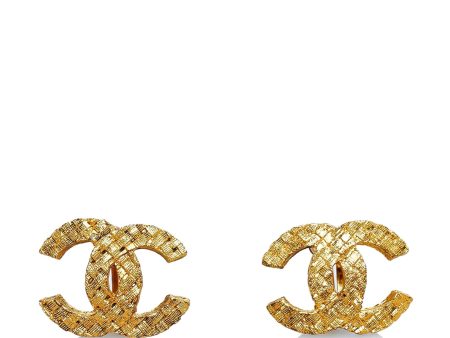 Chanel CC Clip-on Earrings (SHG-83E6SC) on Sale