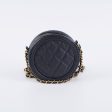 Chanel 19 Round Filigree Caviar Black For Sale