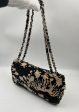 Vintage Chanel Floral Printed Flap Bag For Discount