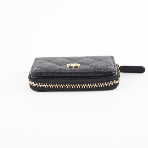 Chanel Black Caviar Cardholder For Cheap