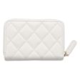 CHANEL Matelasse Coin purse White AP4177 Caviar Leather Supply