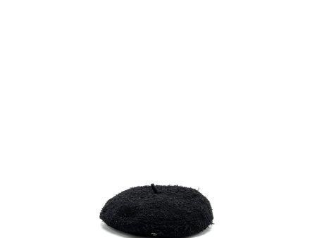 Chanel Size M CC logo Beret Polyamide Wool Black SHW Online