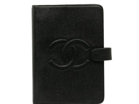 Chanel Coco Agenda MM 6  Handbook Cover Black Caviar S  CHANEL Online Sale