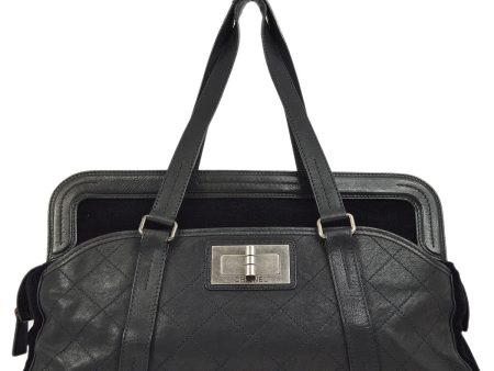 Chanel Black Mademoiselle Lock Tote Bag Fashion