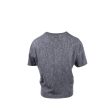 Chanel Size 42 44 20S Signature Logo with Crystal CC Logo Plaque T-shirt Cotton Gray For Cheap