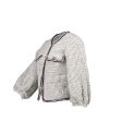 Chanel Size34 21P Tweed Jacket Cotton Polyester White Black Multicolour Online Sale