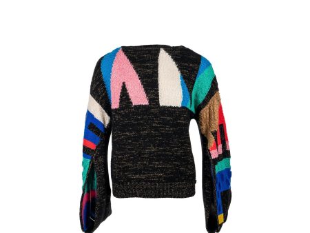 Chanel size 34 19A Pullover cashmere silk mohair Black multicolour Supply