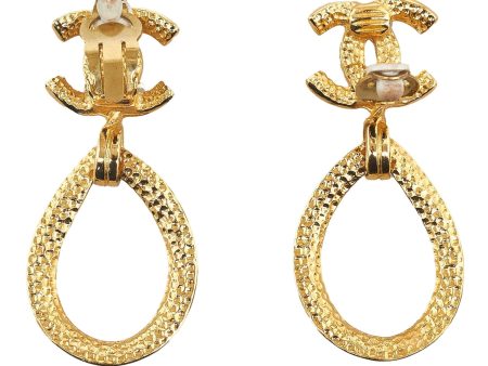 Chanel CC Drop Earrings Cheap