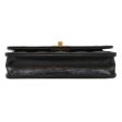 CHANEL Matelasse Chain wallet Black Shiny Lambskin Hot on Sale