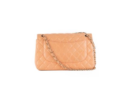 Chanel Vintage Jumbo Classic Double Flap Bag Pink Online Hot Sale