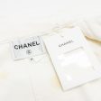 Chanel size 34 21P Camellia Jacket Cotton White on Sale