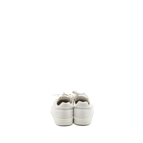 Chanel 23a Size 38 Sneaker Trainer Calfskin White Online now