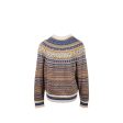 CHANEL SIZE 40 sweater silk cashmere Mohair Brown Blue Multicolour Supply